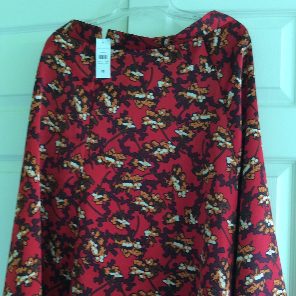 Ann Taylor Red Skirt